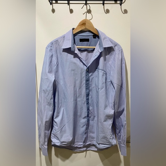 Country Road | Light Blue Men’s Dress Shirt - Picture 3 of 5